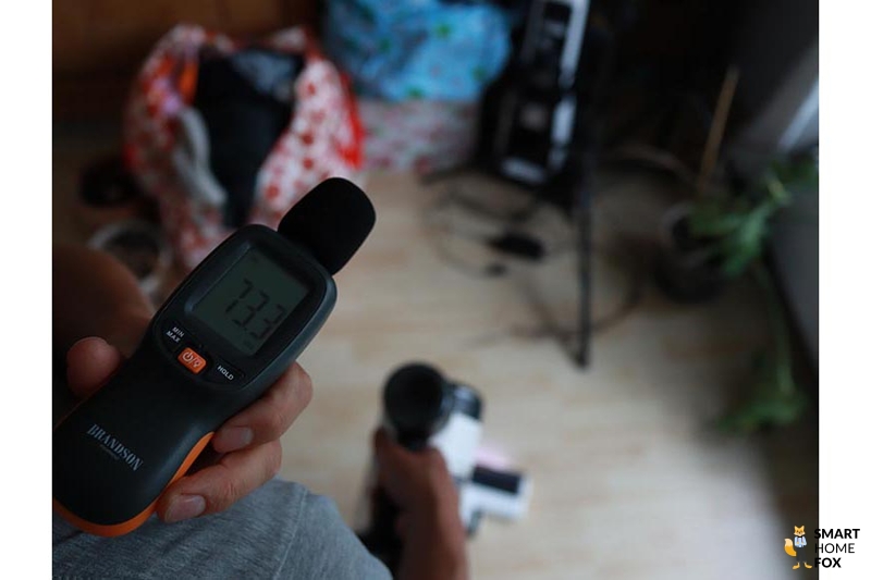 Lautstärketest mit einem geeichten Testgerät